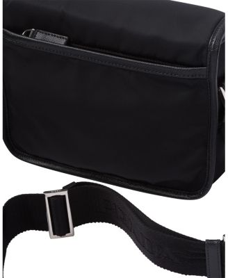 Re-Nylon and Saffiano Leather Shoulder Bag