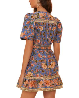 Tapestry Printed Mini Dress