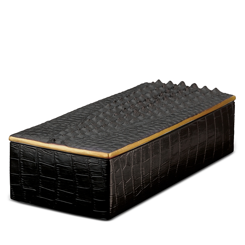 L'objet Crocodile Porcelain Desk Box