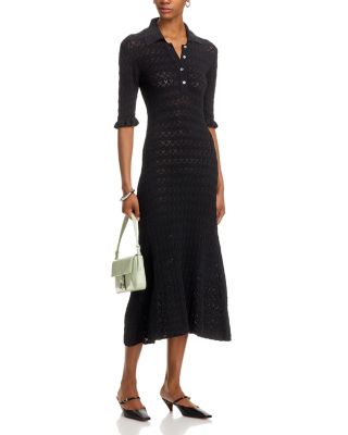 Rue Pointelle Midi Dress