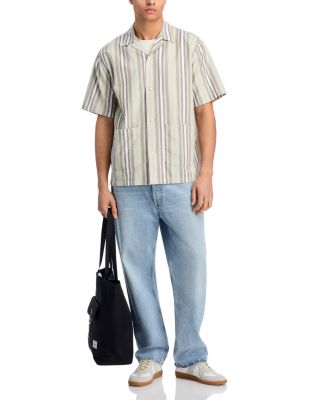 Folsey Striped Camp Shirt