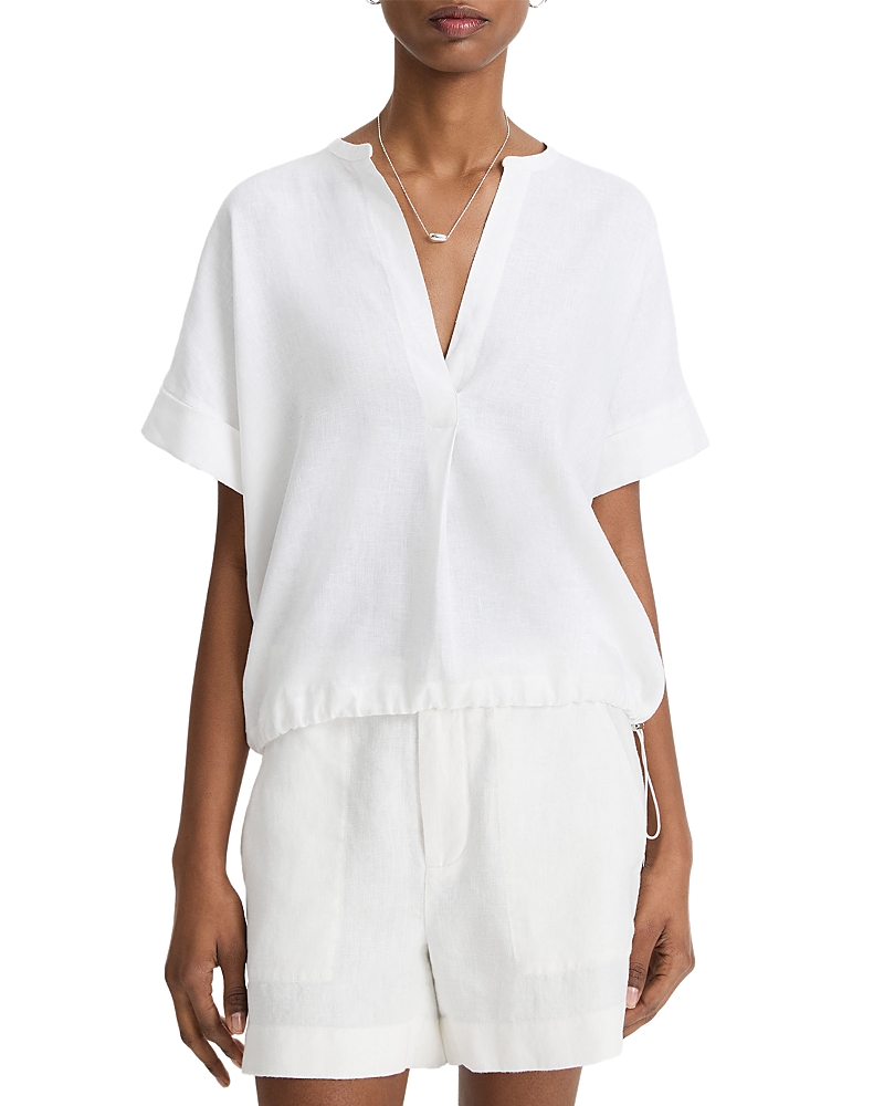 Vince Short Dolman-sleeve Pullover Top
