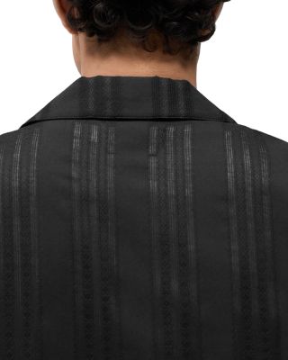 Embroidered Oversized Fit Bowling Shirt  