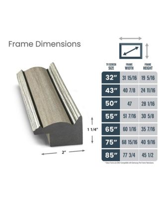  43" Slim Frame for Samsung The Frame TV 2021-2025