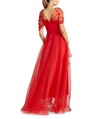 Atlas Shawl Draped Gown