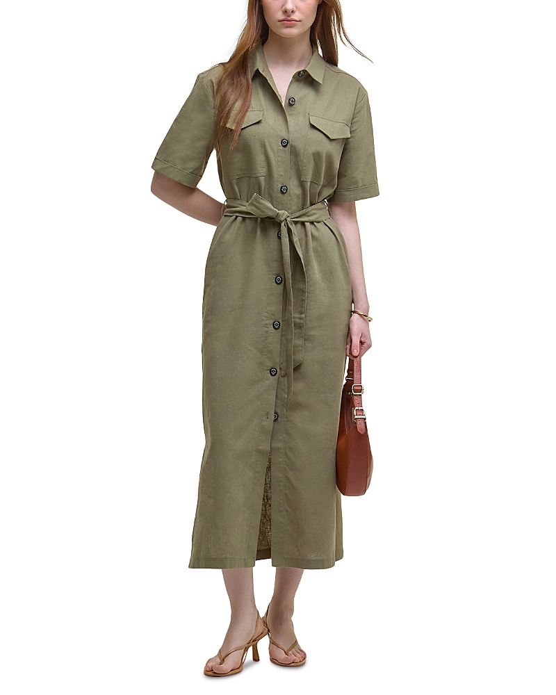 BARBOUR NICOLE MAXI SHIRT DRESS