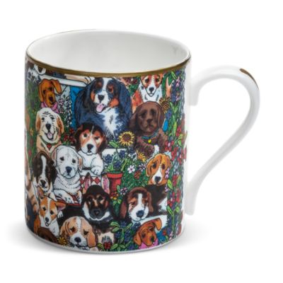 Dogs Leave Pawprints Mugs, Set of 2