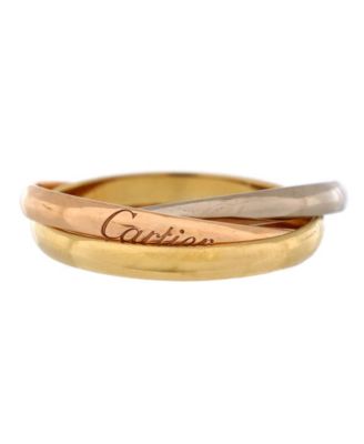 Pre-Owned Cartier - Small Trinity Ring 18K Tricolor Gold