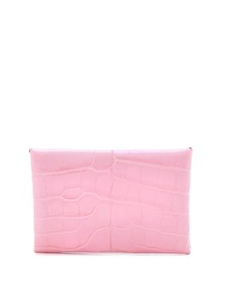 Pre-Owned HERMÈS - Pre-Owned Hermes Calvi Card Holder Alligator