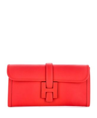 Pre-Owned HERMES 29 Jige Elan Clutch Swift