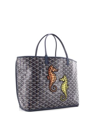  PM Anjou Reversible Tote Embroidered Coated Canvas