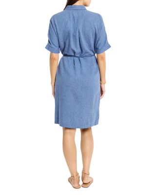 Rumba Linen Blend Belted Dress