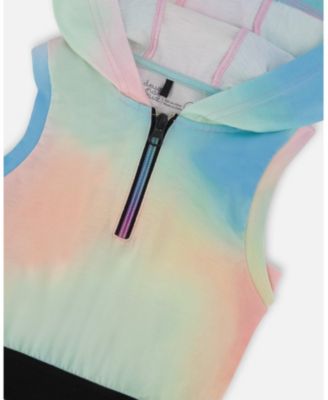  Girls' Hooded Dress with Elastic Waist - Little Kid