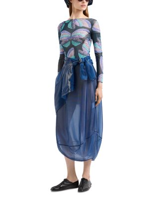 Iridescent Jersey Blazer