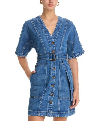 Faherty - Denim Camille Mini Dress
