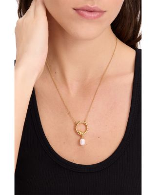 Ropes & Knots Freshwater Pearl Pendant Necklace, 18-21"