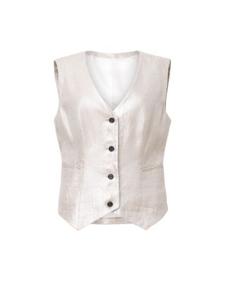 Averie Linen Waistcoat