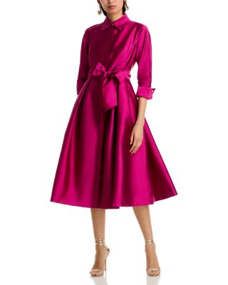 Taffeta Shirt Dress