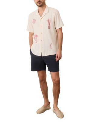 Embroidered Camp Shirt