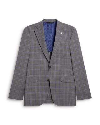 Ron Classic Wool Check Modern Fit Suit Jacket  