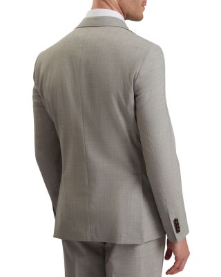 Sharkskin Classic Wool Modern Fit Suit Jacket