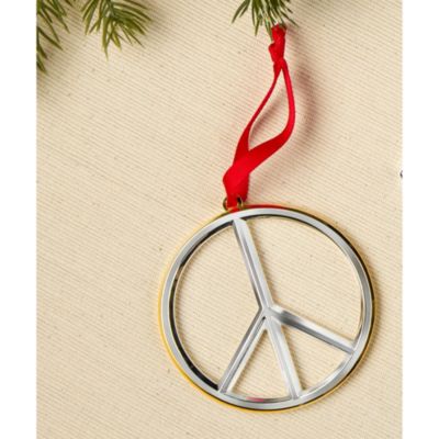 Peace Sign Ornament