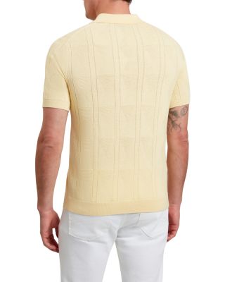 Willden Short Sleeve Open Neck Cotton Polo	