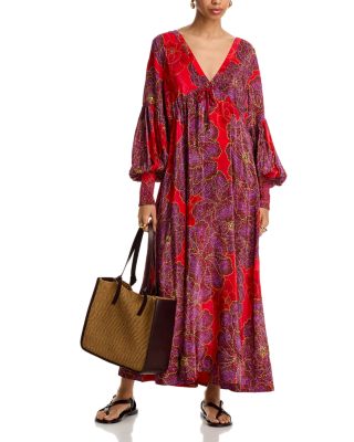 Sequin Flower Maxi Dress - Exclusive