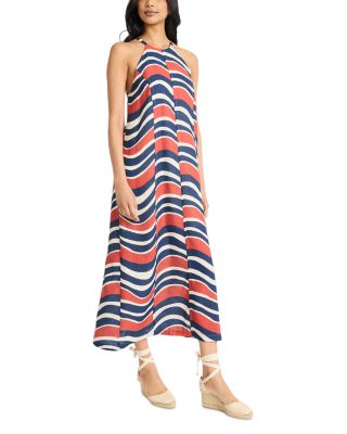 Keyhole Halter Maxi Dress