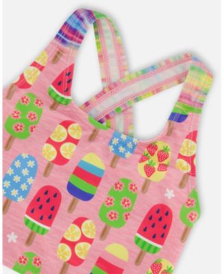 Girls' Printed Two-Piece Swimsuit - Big Kid