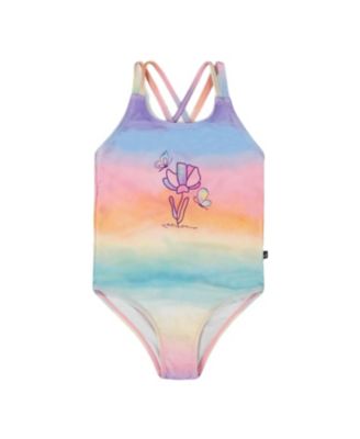 Girls' Printed One-Piece Swimsuit - Little Kid