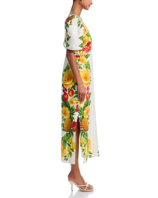 Picnic Flowers Maxi Dress