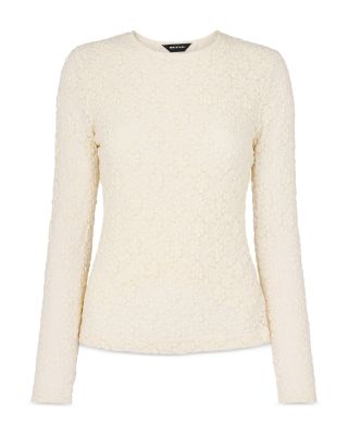 Jersey Lace Long Sleeve Top