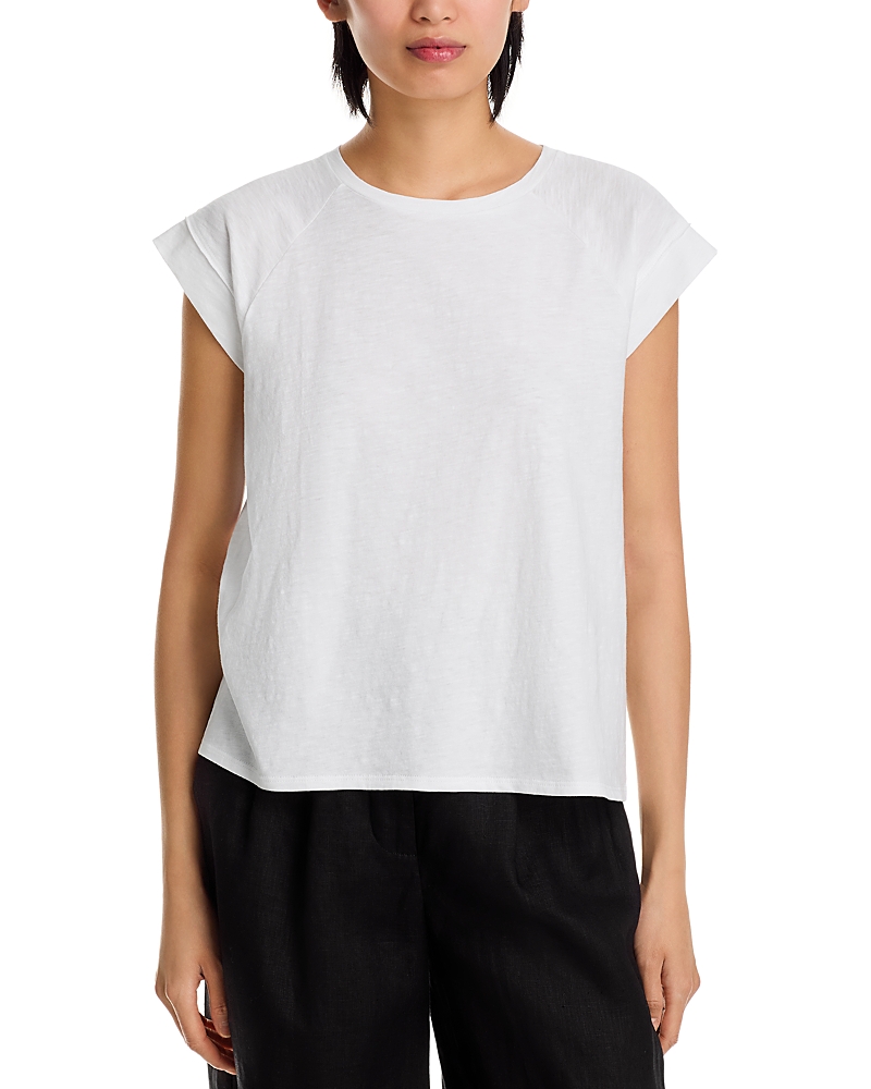 Eileen Fisher Round Neck Raglan Sleeved Top