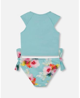 Girls' Printed Two-Piece Swimsuit - Big Kid