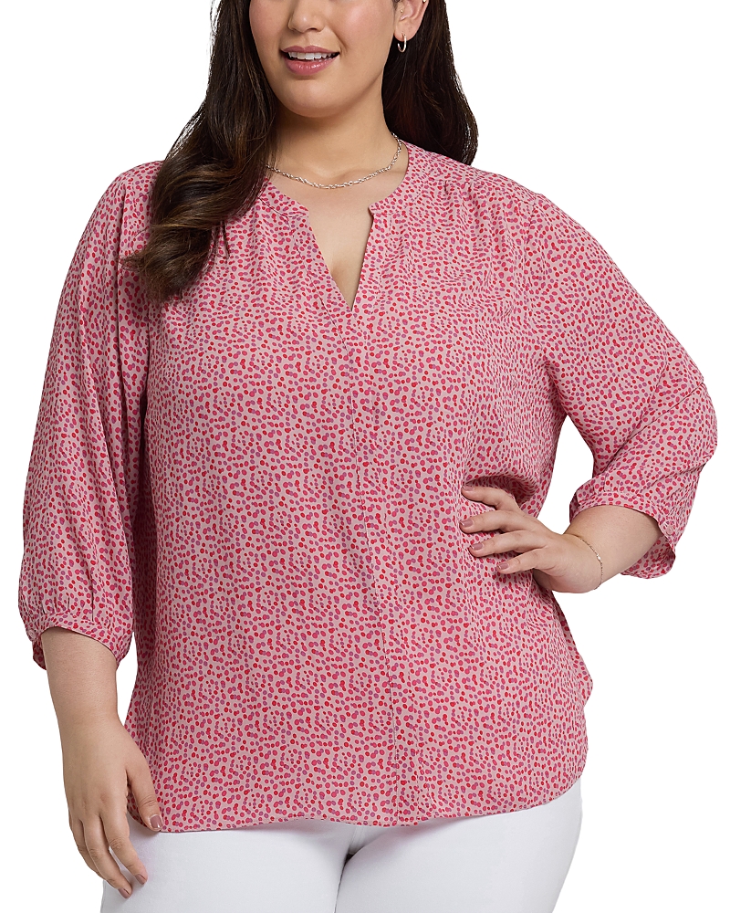 Nydj Plus Pintuck Blouse