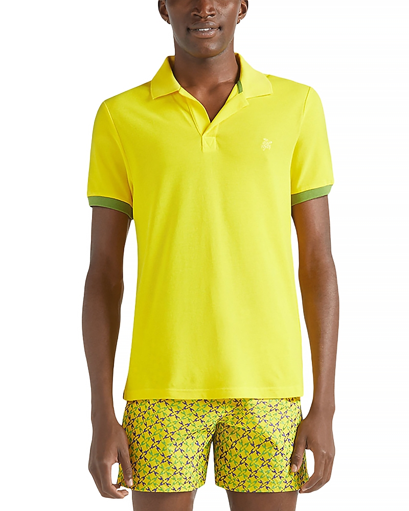 Vilebrequin Palan Classic Fit Cotton Pique Polo Shirt