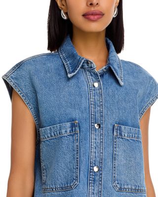 The Sleeveless Shirt Dress