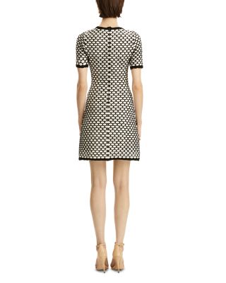 Honey Comb Sequined Knit Dress