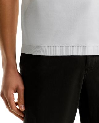 Jersey Knit Effect Polo Shirt