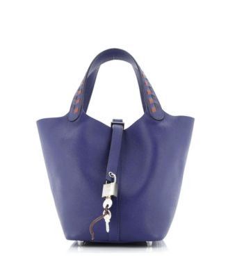 Pre-Owned HERMÈS - PM Picotin Lock Bag Tressage Epsom