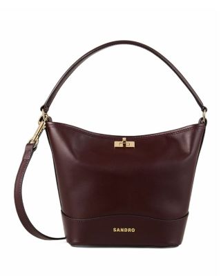 Small Leather Bucket Bag