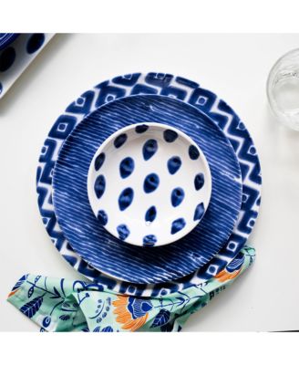 Santorini Diamond Dinner Plate