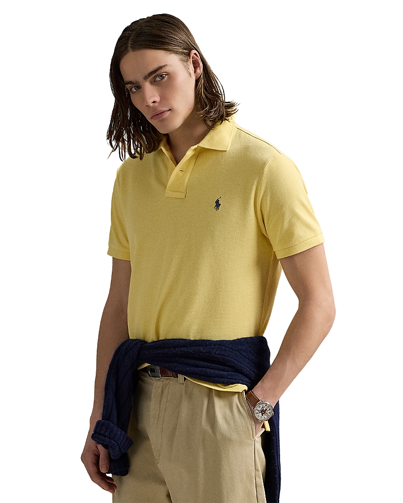 Polo Ralph Lauren Custom Slim Fit Mesh Polo Shirt
