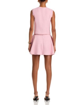 Tweed Boxy Vest & Tweed Flippy Mini Skirt - Exclusive