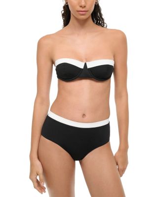 Jo Balconette Bikini Top & Devon High Rise Bikini Bottom
