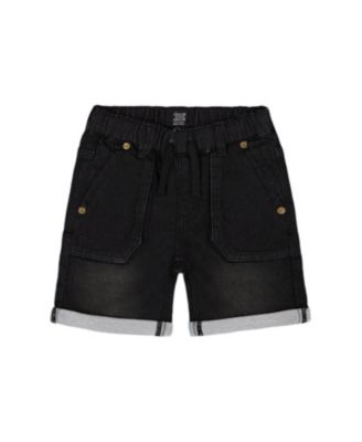 Deux par Deux - Boys' French Terry Denim Short Jeans - Little Kid, Big Kid