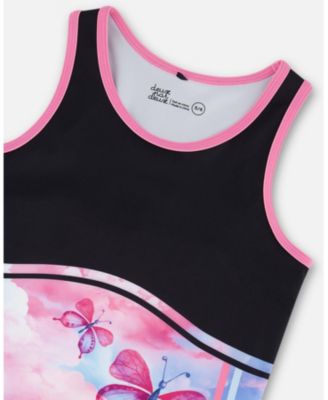  Girls' Colorblock Athletic Tank Top - Big Kid