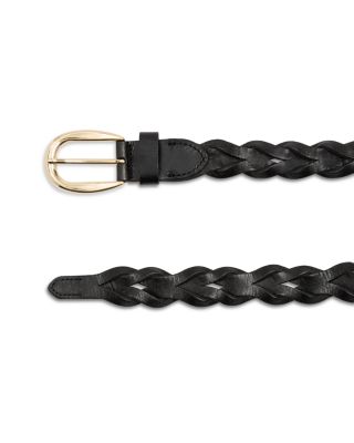Women's Braided Leather Belt