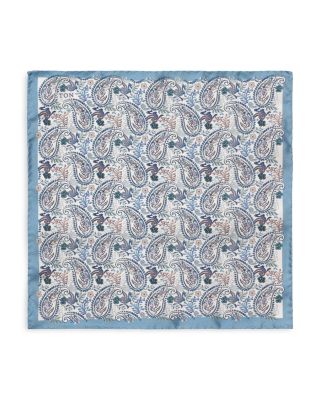 Eton - Paisley Silk Pocket Square